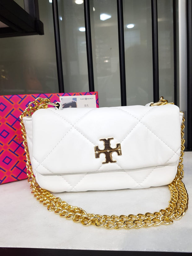 Tory Burch Mini Kira Diamond Quilt Flap Bag