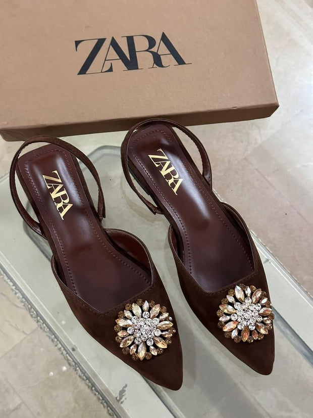 ZARA Flat Mules