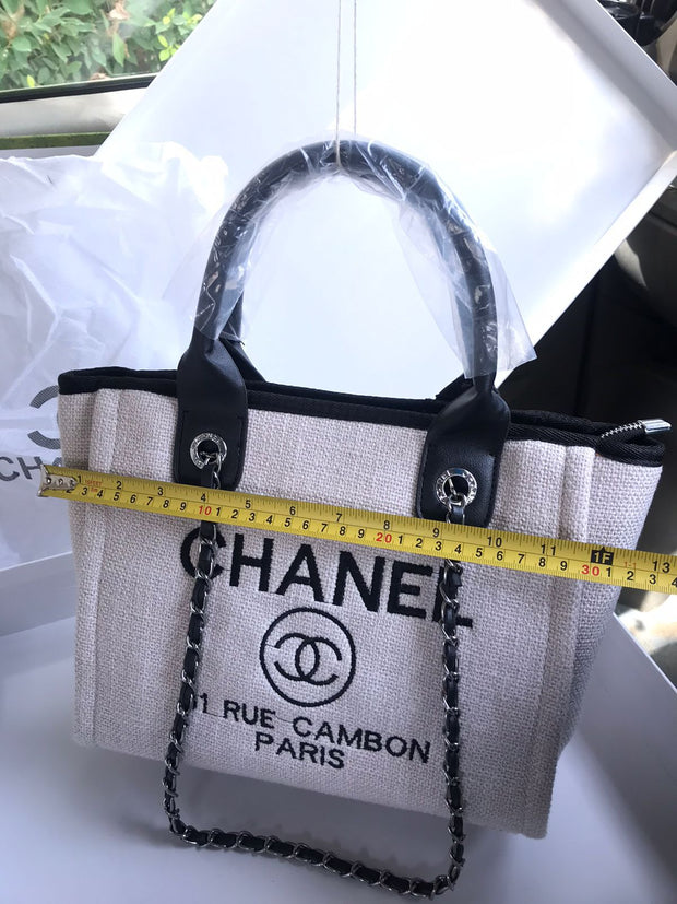 Chanel Canvas  Medium Jeans Tote