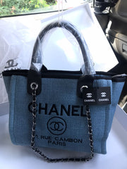 Chanel Canvas  Medium Jeans Tote