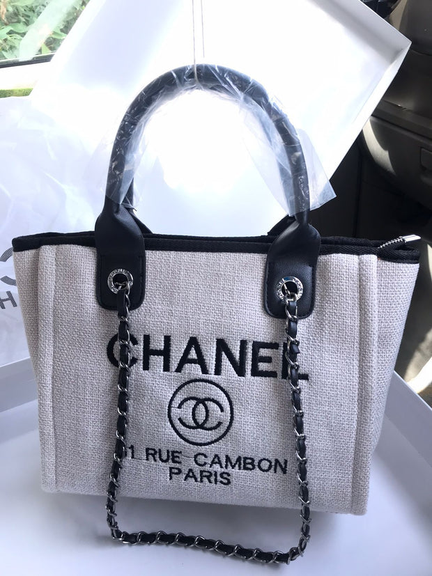 Chanel Canvas  Medium Jeans Tote